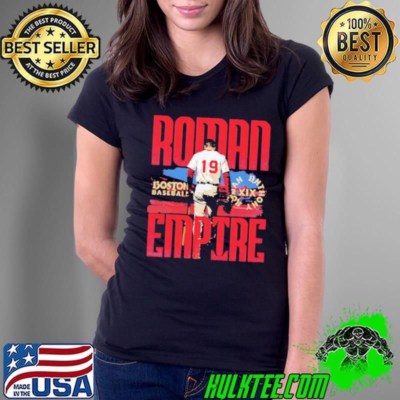 Roman Anthony Boston Red Sox Roman Empire Stadium Ladies Tee