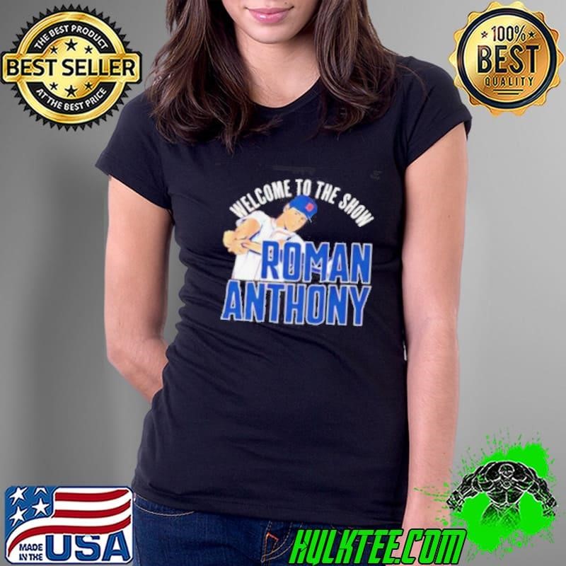Roman Anthony Boston Red Sox welcome to The Show Ladies Tee
