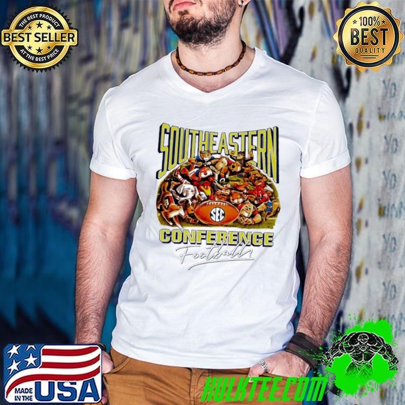 SEC Fall Southeastern Conference football mascot shirt