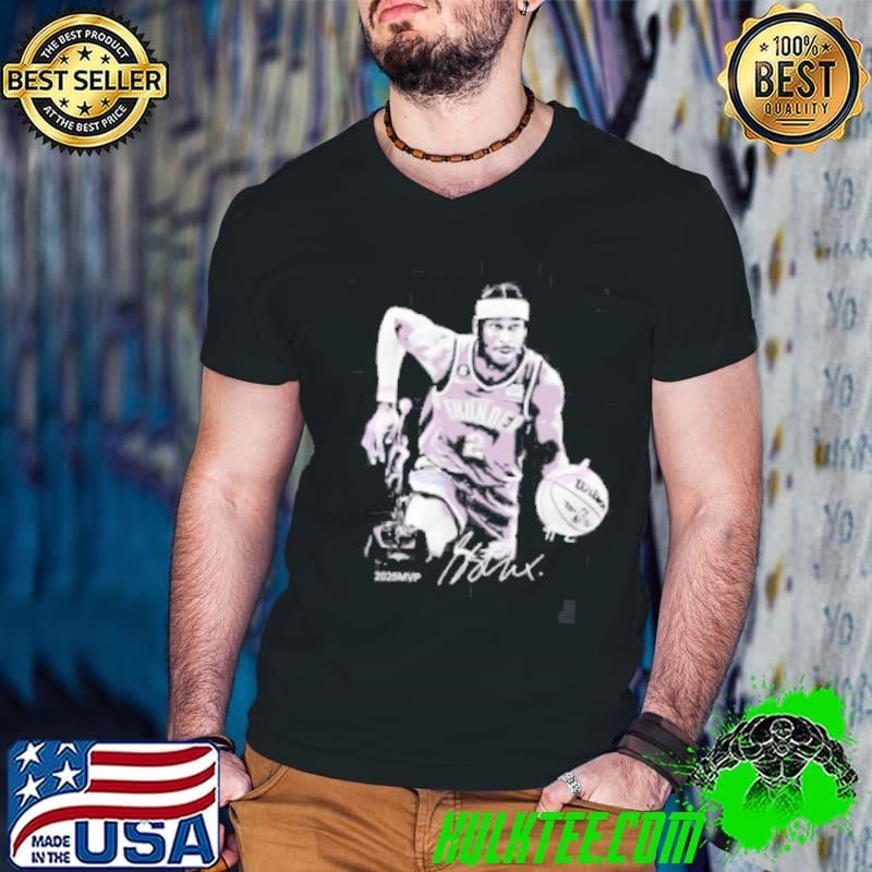 Shai Gilgeous Alexander 2025 Mvp Monochrome shirt