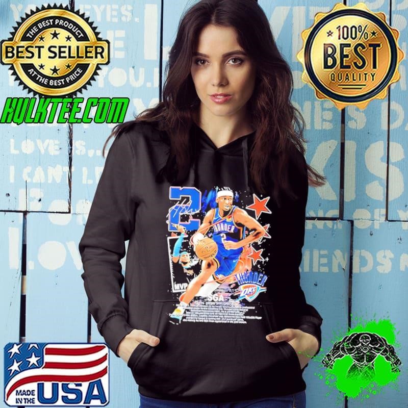 Shai Gilgeous-Alexander MVP NBA 2025 Oklahoma City Thunder Vintage Hoodie