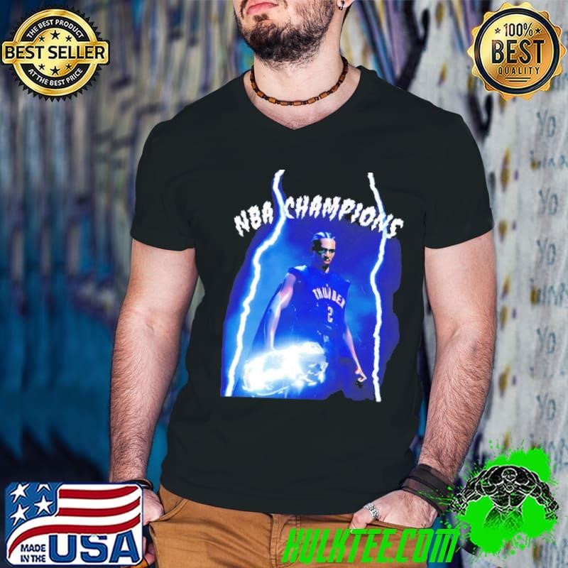 Shai Gilgeous-Alexander OKC Thunder Finals MVP NBA Champions Guys V Neck