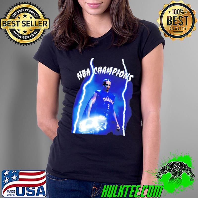 Shai Gilgeous-Alexander OKC Thunder Finals MVP NBA Champions Ladies Tee