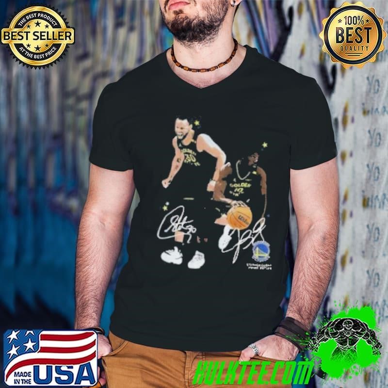 Stephen Curry vs Jimmy Butler Golden State Warriors NBA Basketball signatures shirt