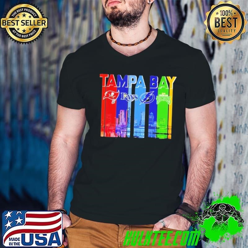 Tampa Bay sports City Skiline logo team shirt