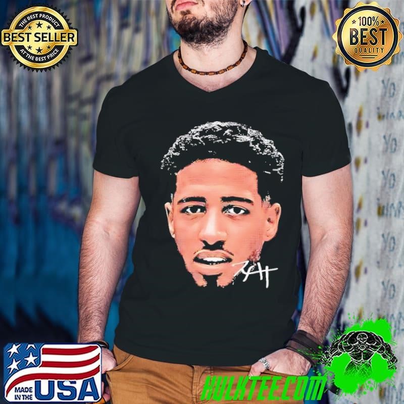 Tyrese Haliburton Indiana Pacers Big face signature Guys V Neck