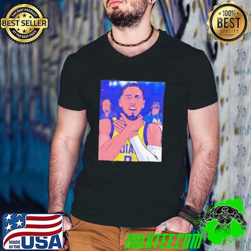 Tyrese Haliburton Pacers Choke art Guys V Neck