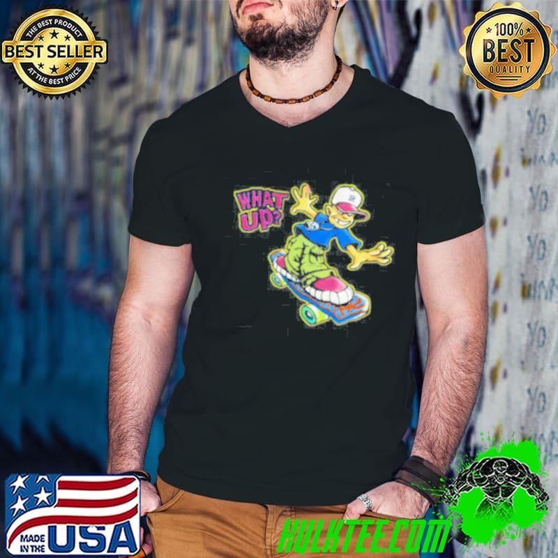 What up hip hop roller skating shirt