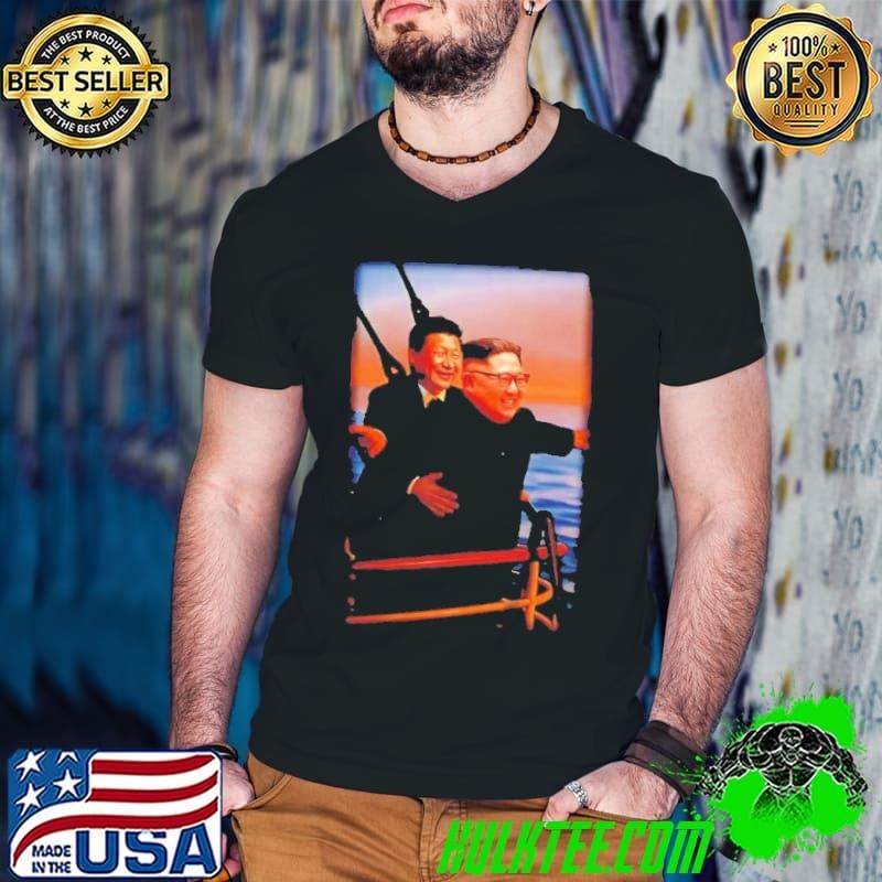 Xi Jinping and Kim Jong-un and Titanic meme shirt