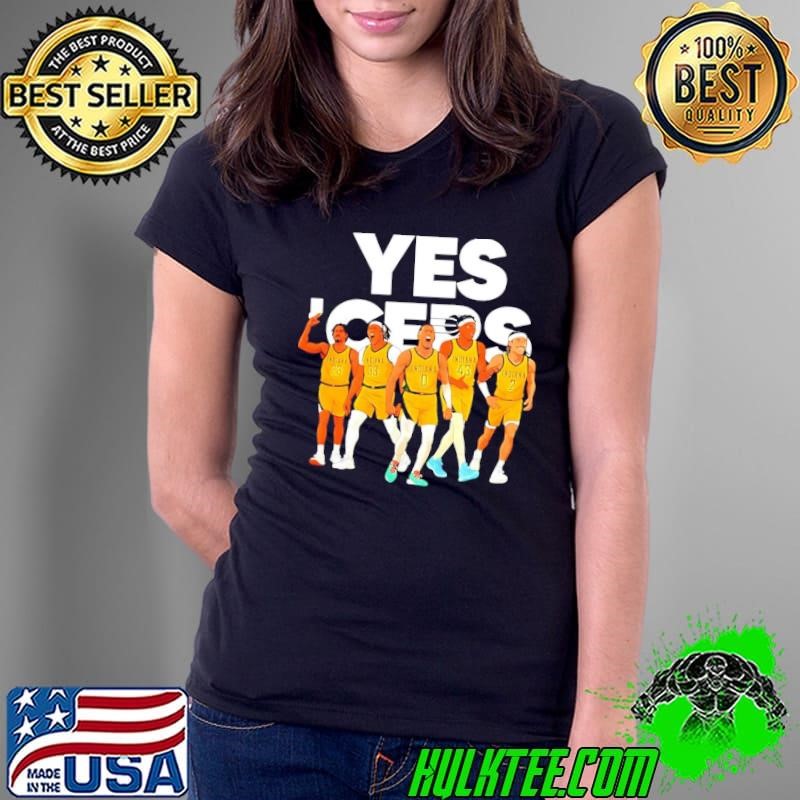 Yes ‘Cers Starting 5 Indiana Pacerss Ladies Tee