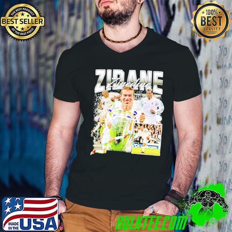 Zinédine Zidane Real Madrid Picture Collage Vintage shirt