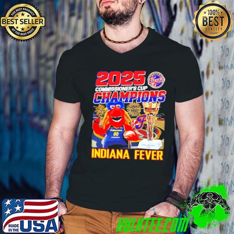Freddy Fever 2025 Commissioner’s Cup Champions Indiana Fever shirt