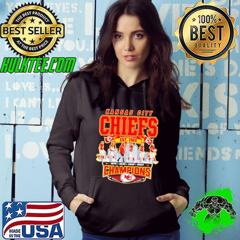 Kansas City Chiefs 4 time Champions Est 1960 shirt