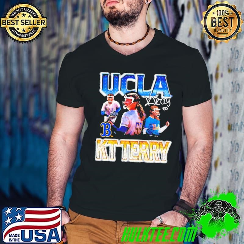 Katilyn Terry Ucla Bruins baseball graphic signature Guys V Neck
