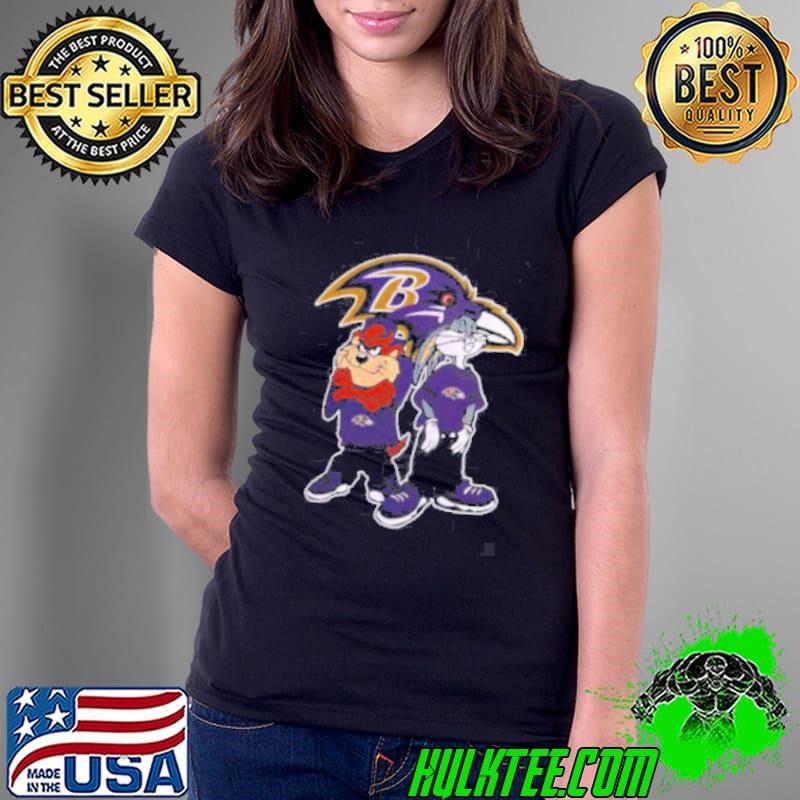 Looney Tunes Hip Hop Baltimore Ravens Ladies Tee