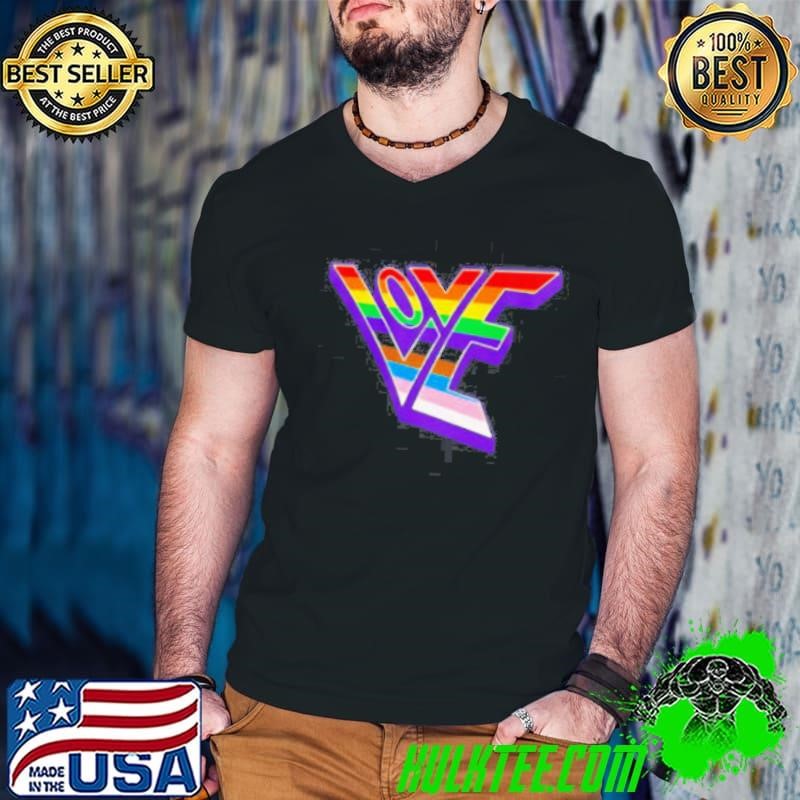 Love pride design shirt