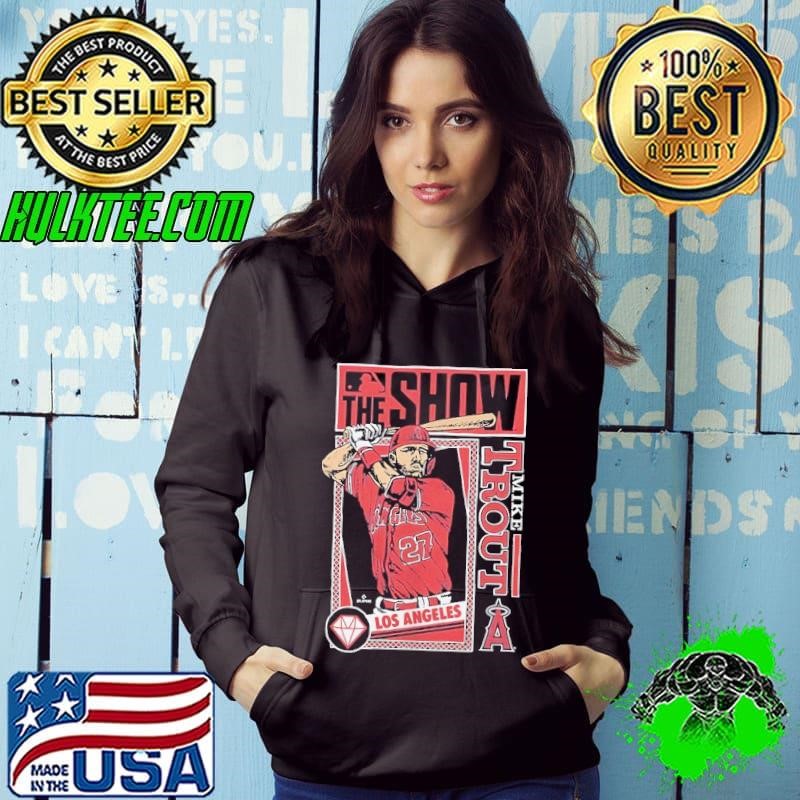 Mike Trout Los Angeles Angels MLB The Show Baseball Hoodie