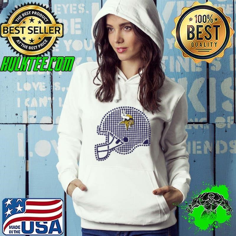 Minnesota Vikings polka dots helmet Hoodie