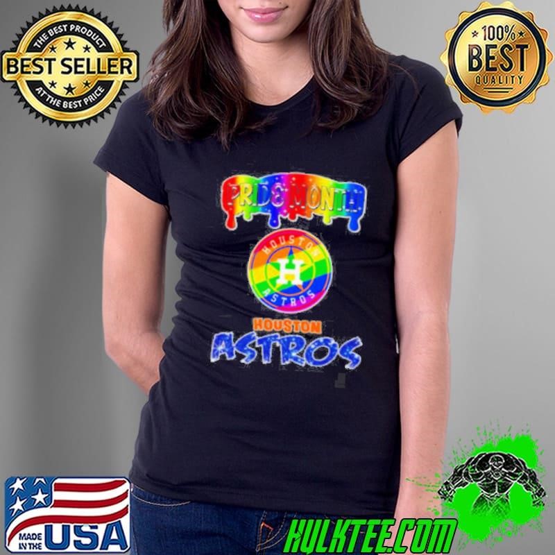 Pride Month Houston Astros Ladies Tee