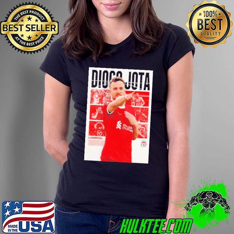 Rip Soccer Liverpools Portuguese Diogo Jota Ladies Tee
