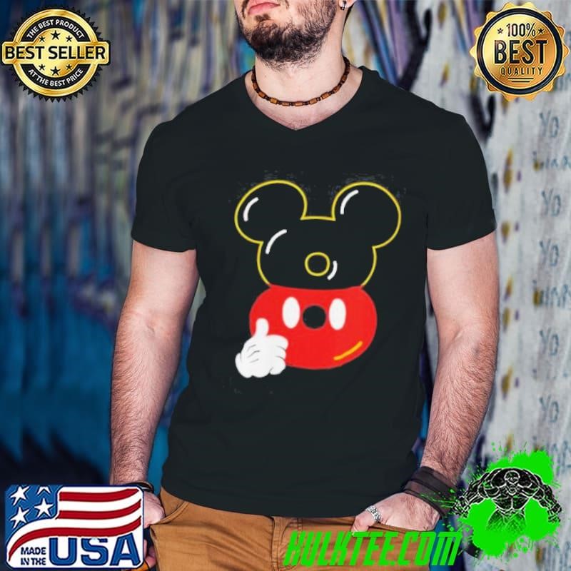 Womens Disney Mickey Numbers _8_ Eighth 8th Birthday Party Shirt
