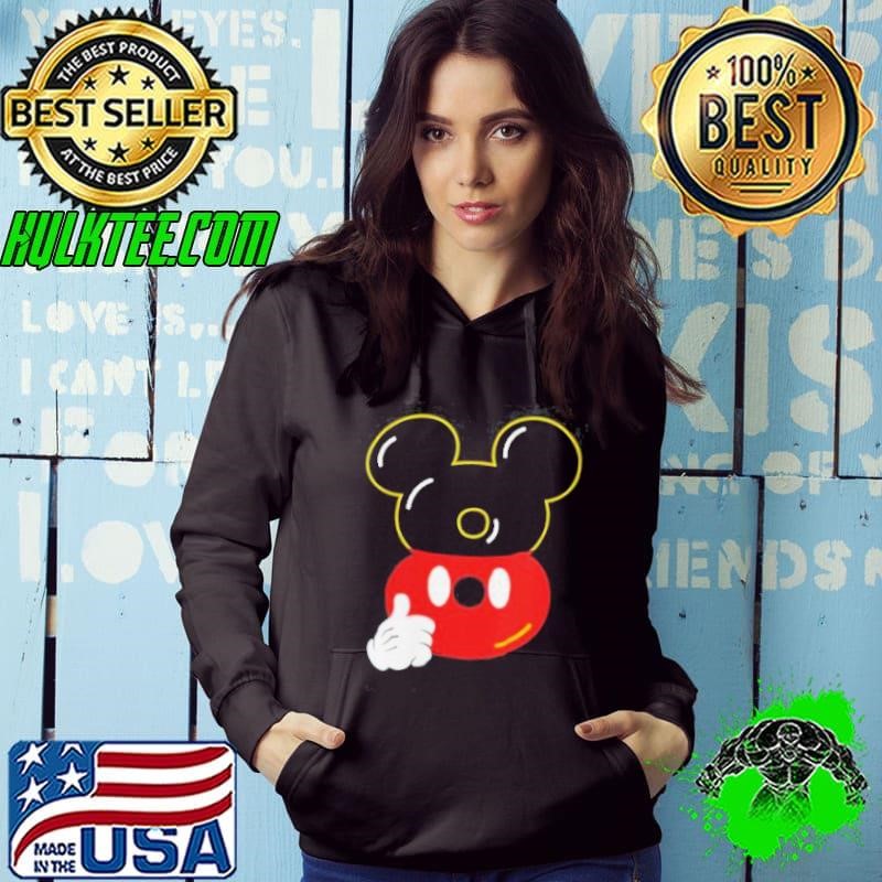 Womens Disney Mickey Numbers _8_ Eighth 8th Birthday Party Hoodie