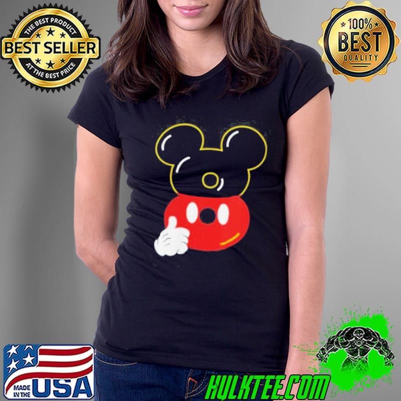 Womens Disney Mickey Numbers _8_ Eighth 8th Birthday Party Ladies Tee