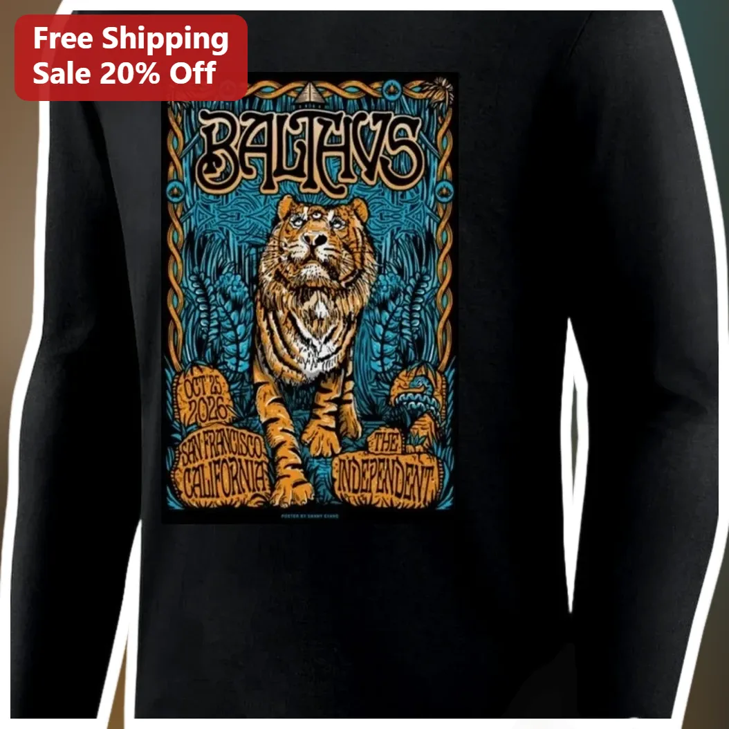 Balthvs The Independent Long Sleeve Shirt Psychedelic Funk Band Merch available at our Miami, Florida warehouse