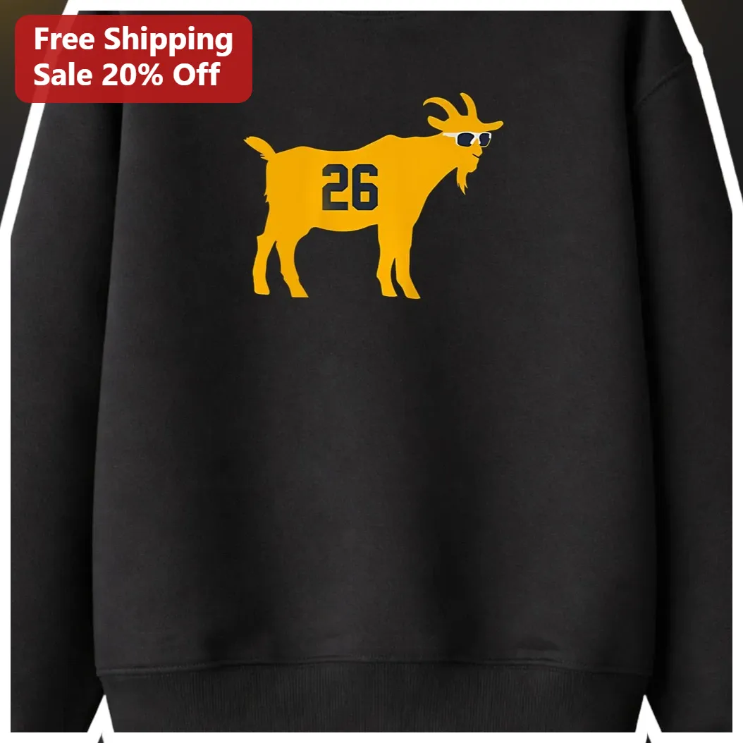 Cool Goat Sunglasses Sweatshirt Funny Graphic Crewneck Personalized Class of Year Gift available at our Miami, Florida warehouse