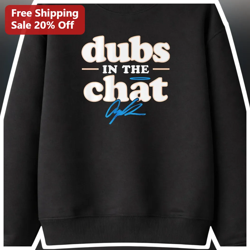 Dubs In The Chat Sweatshirt Retro Gaming Streamer Merch Crewneck available at our Miami, Florida warehouse
