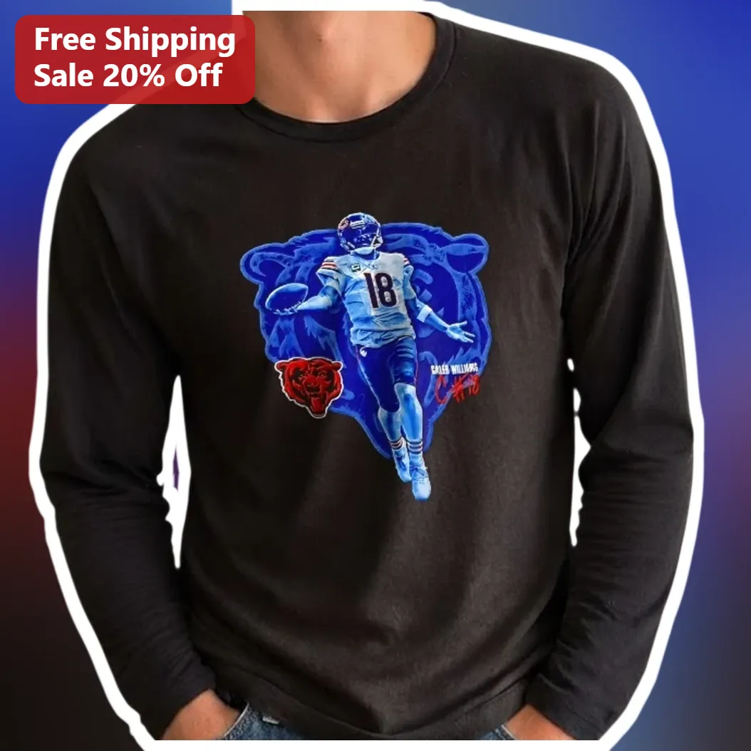 GALES WILLIAMS Long Sleeve Tee Chicago Bears Caleb Williams — Miami, Florida GALES WILLIAMS Long Sleeve Tee Chicago Bears Caleb Williams NFL Football Fan Gift available at our Miami, Florida warehouse