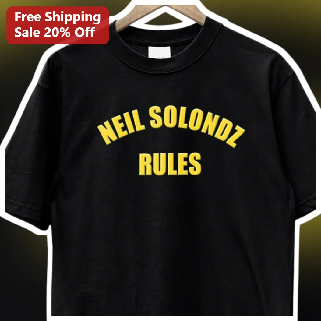 Neil Solondz Rules Graphic Tee Cult Classic Movie Quote Shirt available at our Miami, Florida warehouse