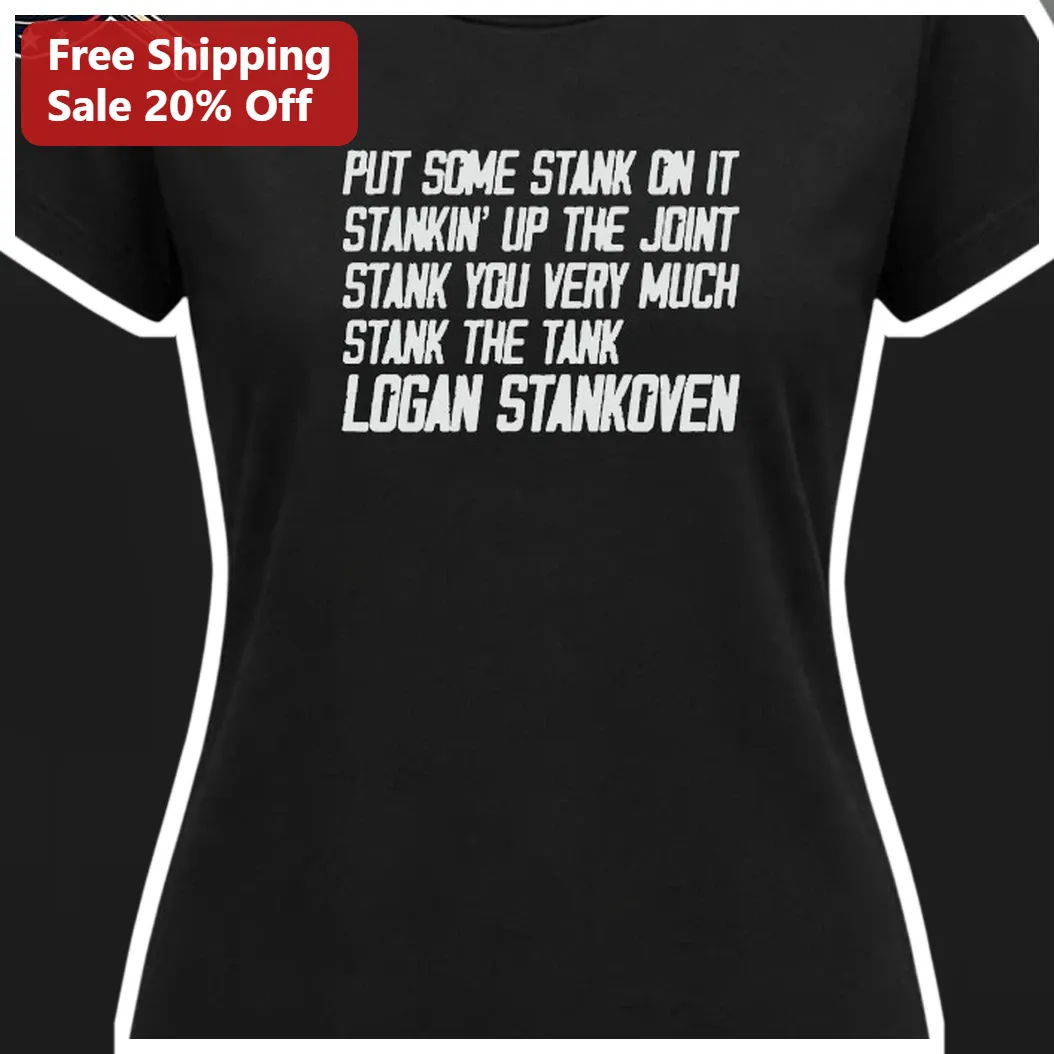 Put Some Stank On It Funny Baseball Pun Tee for Men Women available at our Miami, Florida warehouse
