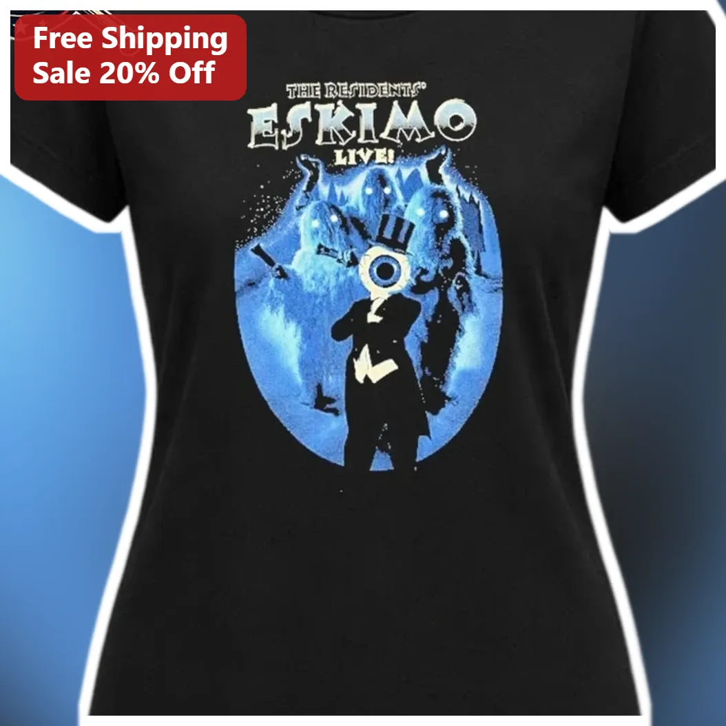 The Residents Eskimo Live Tee Avant-Garde Experimental Rock Band Graphic Shirt available at our Miami, Florida warehouse